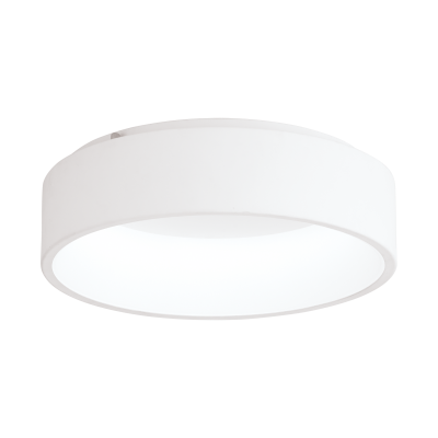 Marghera 1 loftlampe i Metal Hvid, 25,5 LED, diameter 45 cm, højde 13,5 cm.